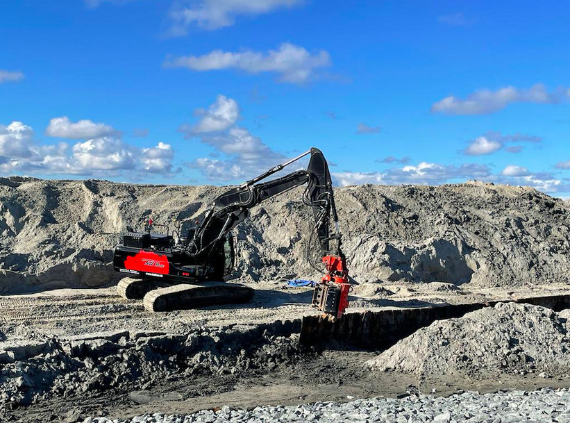 Doosan DX255NLC Excavator Helps Protect Norderney Island